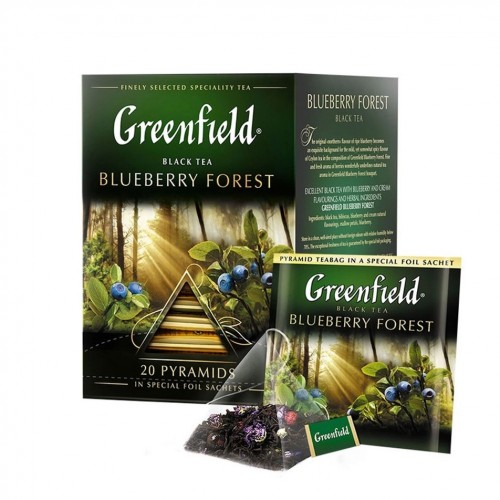 Greenfield Blueberry Forest Afine și Hibiscus 20 x 2 g