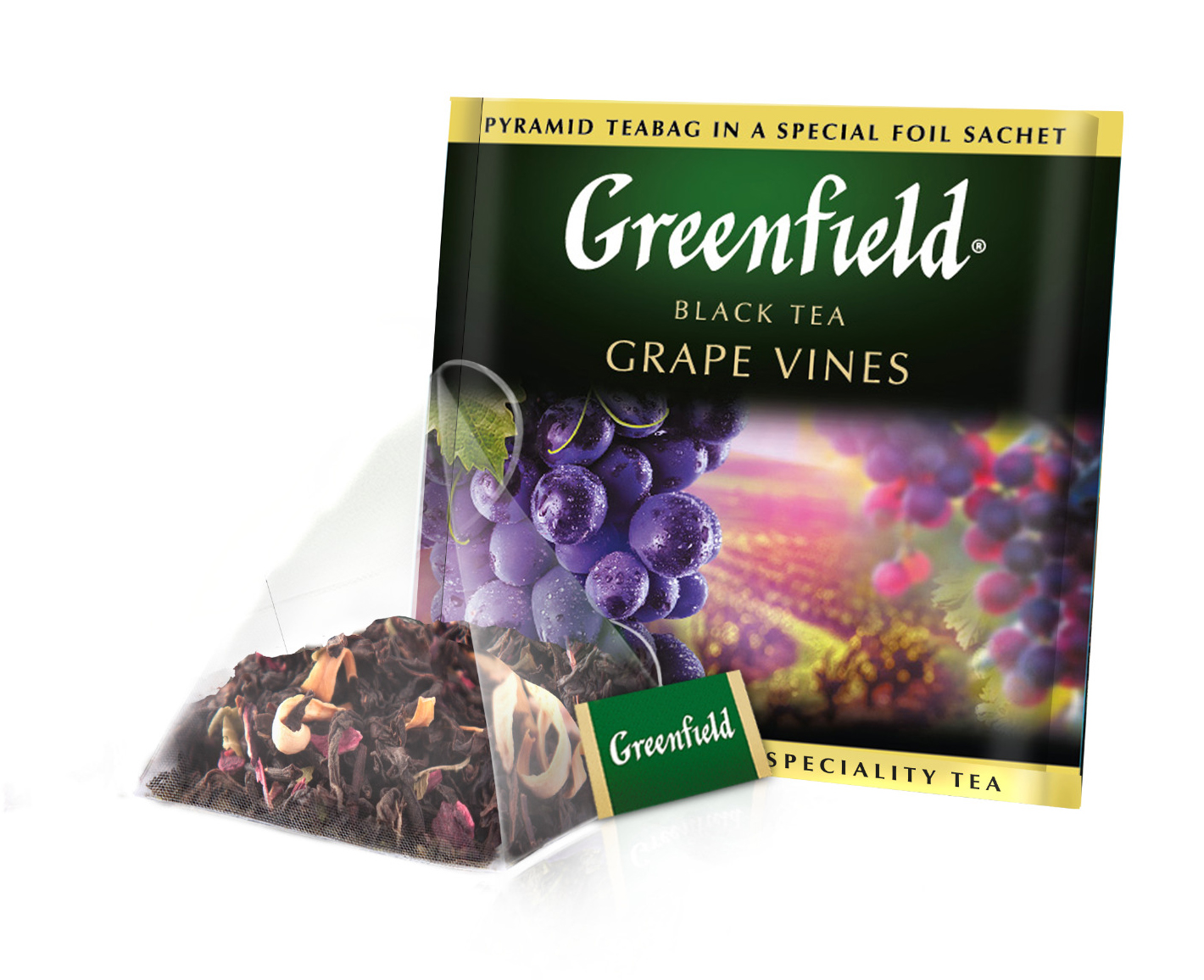 Чай Гринфилд grape Vines черный 20пак.